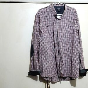 Kenneth Cole Reaction 2xl plaid button up